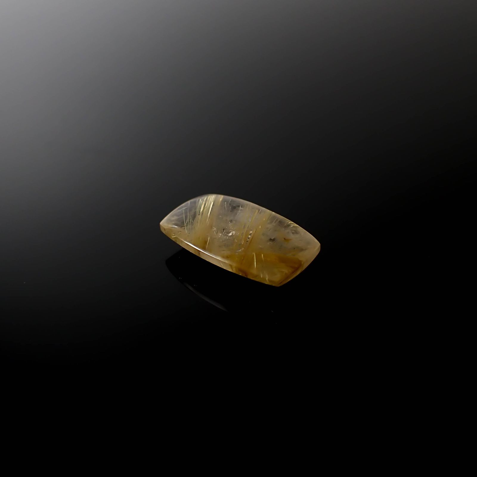 タイチンルチルクオーツ ブラジル産 9.71ct[240427325]20.3x11.5mm前後
