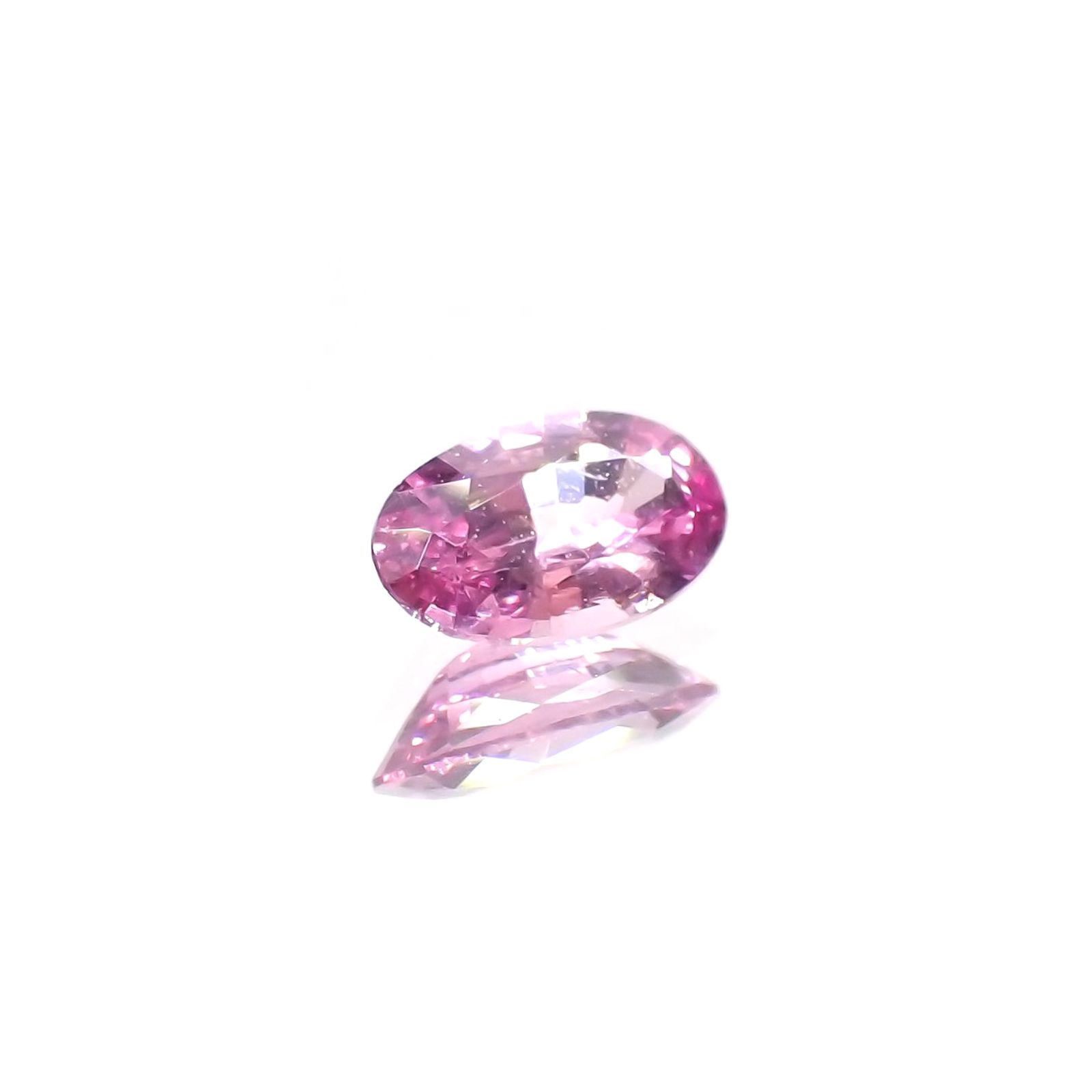 ネオンピンクサファイア スリランカ産 0.24ct / 4.8x2.9mm前後 [230421530]