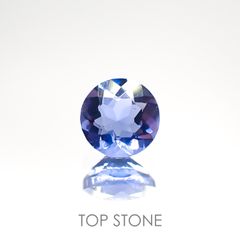 <ランダムセレクト1個販売> カラーチェンジフローライト ラウンドカット ブラジル産 0.60ct前後[210913383-PAC]5.1×5.1mm前後