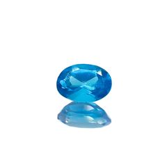 ネオンブルーアパタイト マダガスカル産 0.14ct[240628097]3.9x2.7mm前後