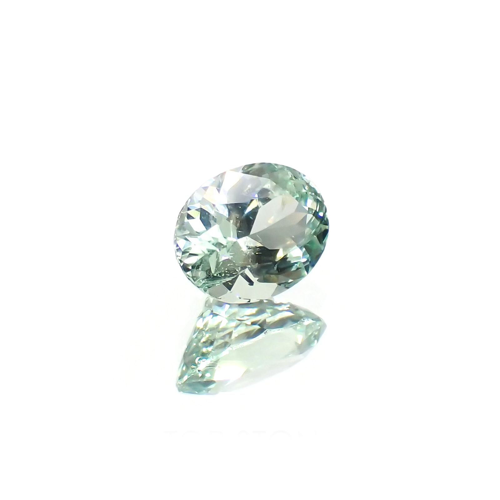 バナジウムコーネルピン(宝石名コーネルピン)タンザニア・タンガ州産 識別済 1.12ct / 7.3x5.5mm前後 [260815622]