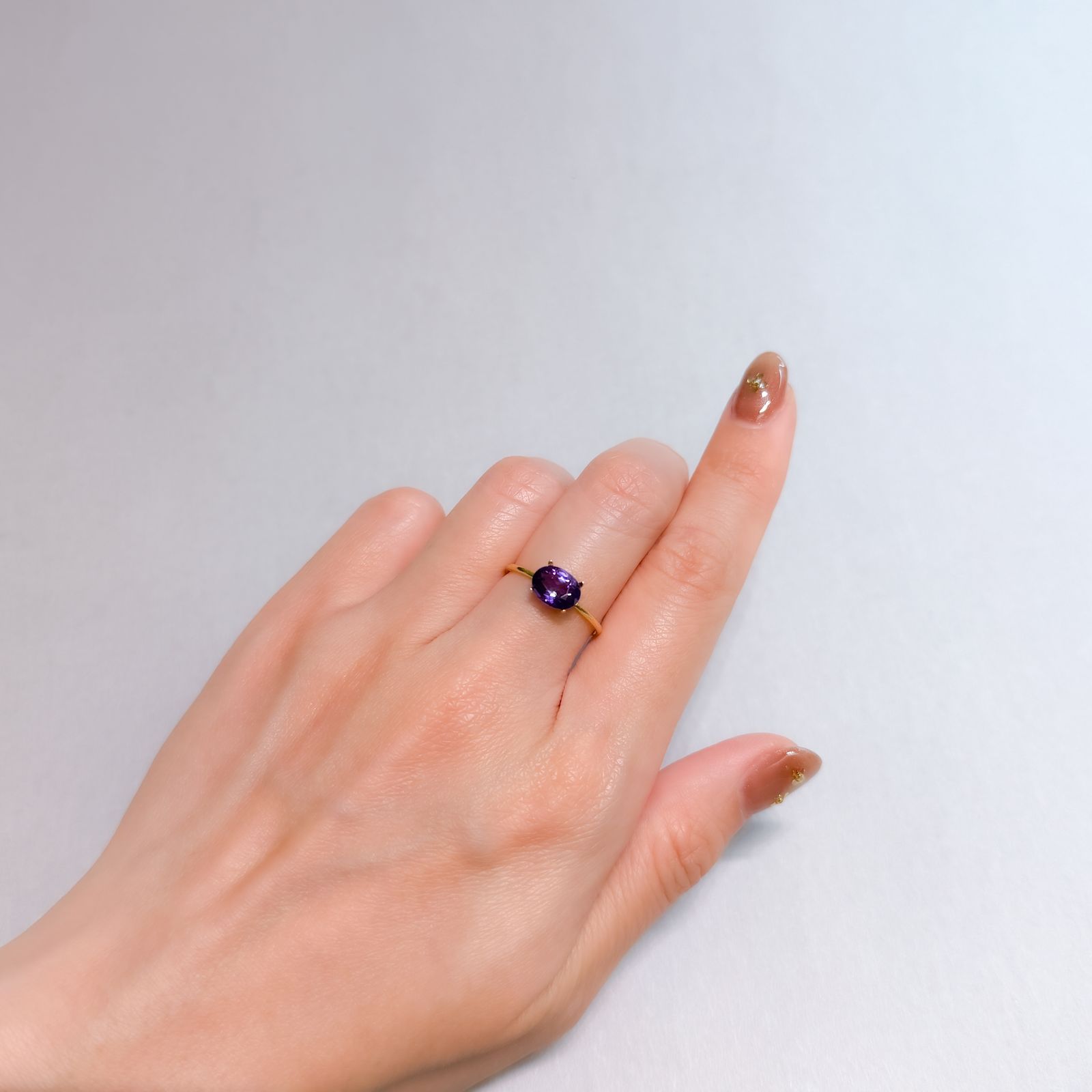 カラーシフトアメジスト ブラジル/ウルグアイ産 1.15ct [250329982]7.9x6.2mm前後
