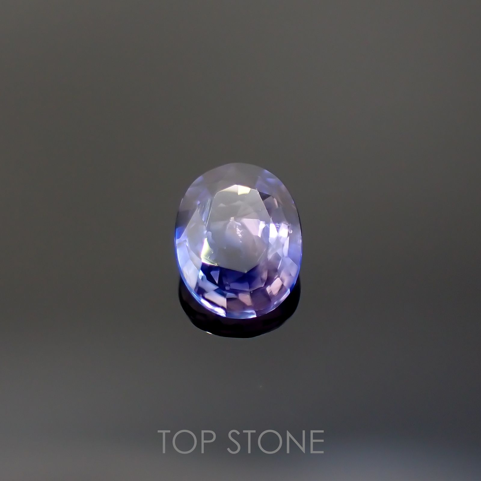 バイカラーサファイア(宝石名バイカラー・サファイア) タンザニア産 0.53ct 識別済[210711558]6×4.4mm前後