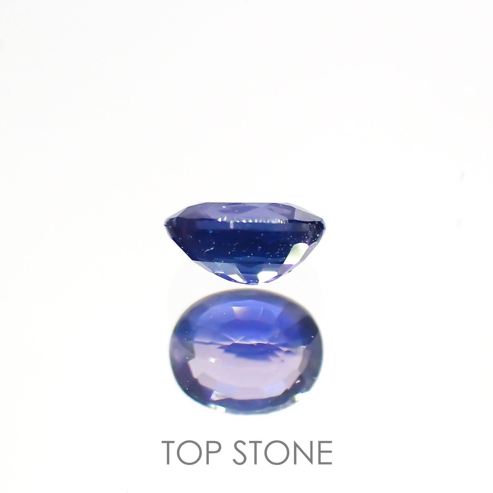 バイカラーサファイア(宝石名サファイア)タンザニア産 0.31ct 識別済[220616193]4.2x3.4mm前後