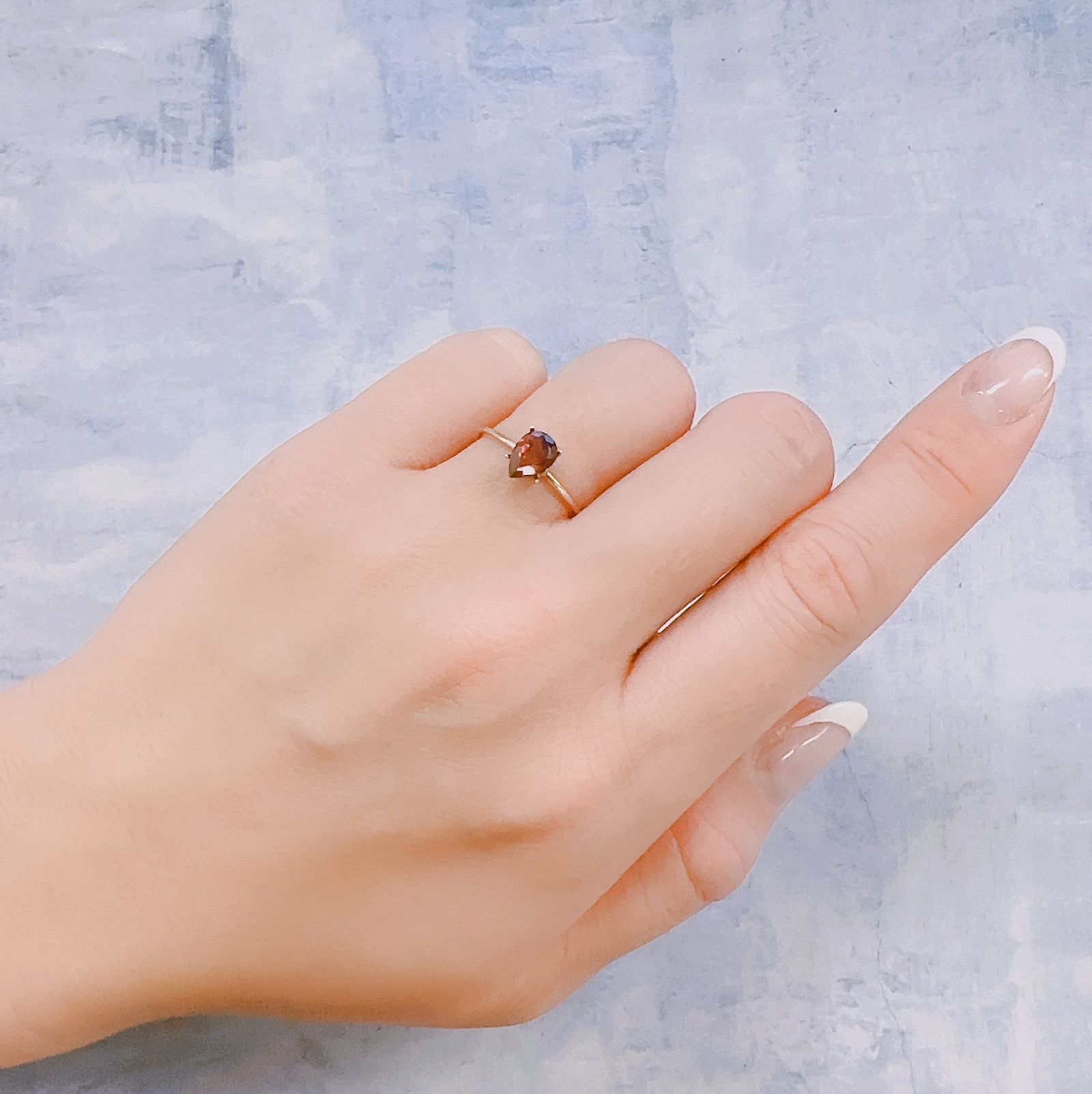 パイラルスパイトガーネット モザンビーク産 0.96ct[230119844]7.1x5.1mm前後