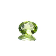 リリーパッドペリドット アメリカ・アリゾナ州産 1.25ct[231224600]7.9x6.1mm前後