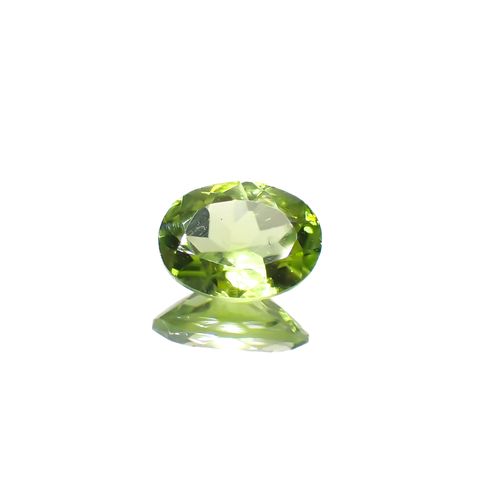 リリーパッドペリドット アメリカ・アリゾナ州産 1.25ct[231224600]7.9x6.1mm前後
