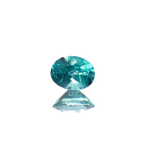 パライバトルマリン ブラジル・ムルング鉱山産 0.071ct[240928800]3x2.3mm前後