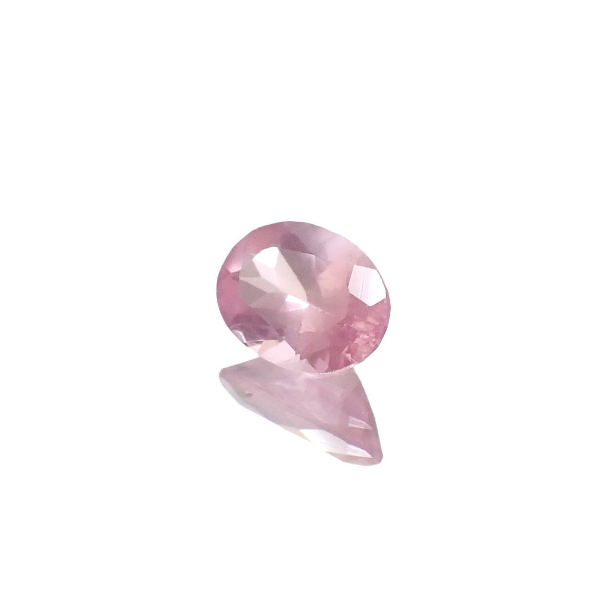 シルキーピンクスピネル タンザニア産 0.49ct [250530338]6x4.2mm前後