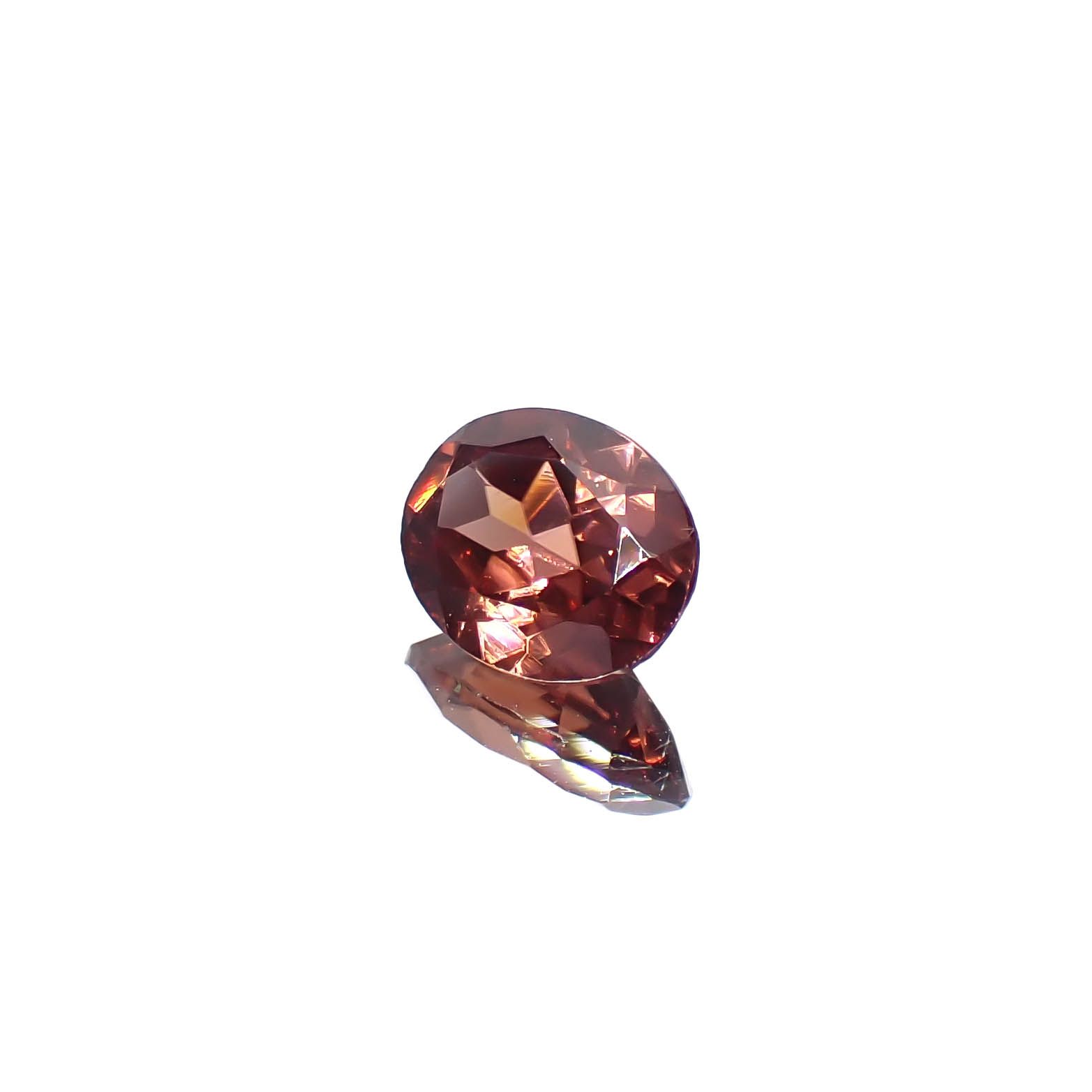 オレンジジルコン スリランカ/カンボジア産 2.58ct[240728500]9x7mm前後