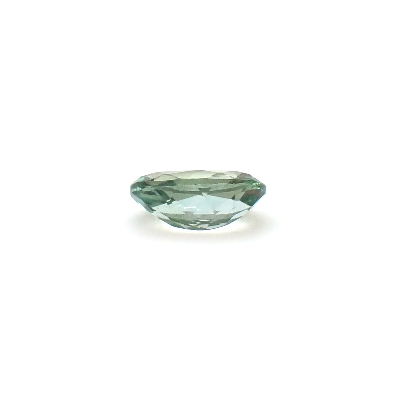 グリーンゾイサイト(宝石名ゾイサイト)タンザニア産 識別済 0.25ct / 5x3.2mm前後 [260932855]