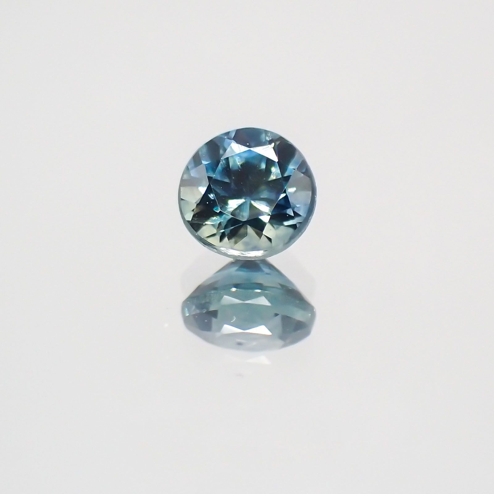 モンタナサファイア アメリカ産 ルース 0.27ct[21019488]3.5×3.6mm前後