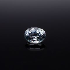 シルバーアパタイト フルオレッセンス アフリカ産 識別済 1.58ct / 8.1x6.2mm前後 [260632507]