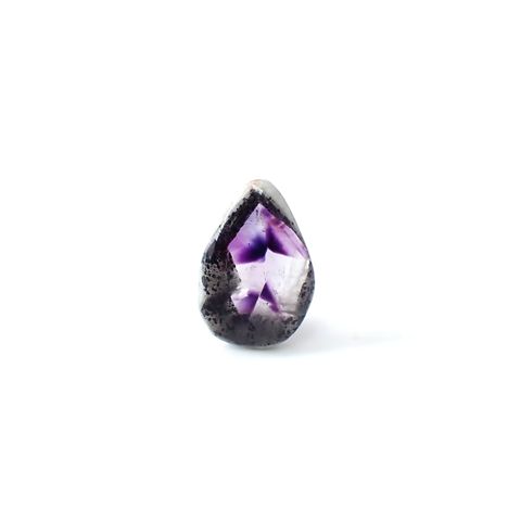 トラピッチェアメジスト 母岩付き ブラジル産 25.29ct [250730688]27.7x18.6mm前後