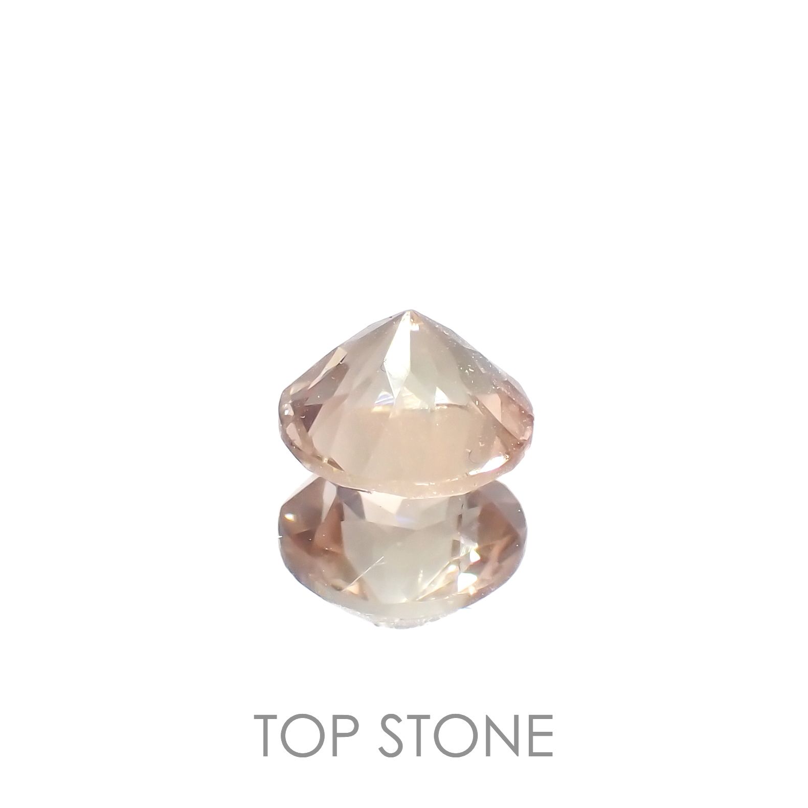 バイカラーオレゴンサンストーン アメリカ・オレゴン州産 0.79ct[230220677]6x6mm前後