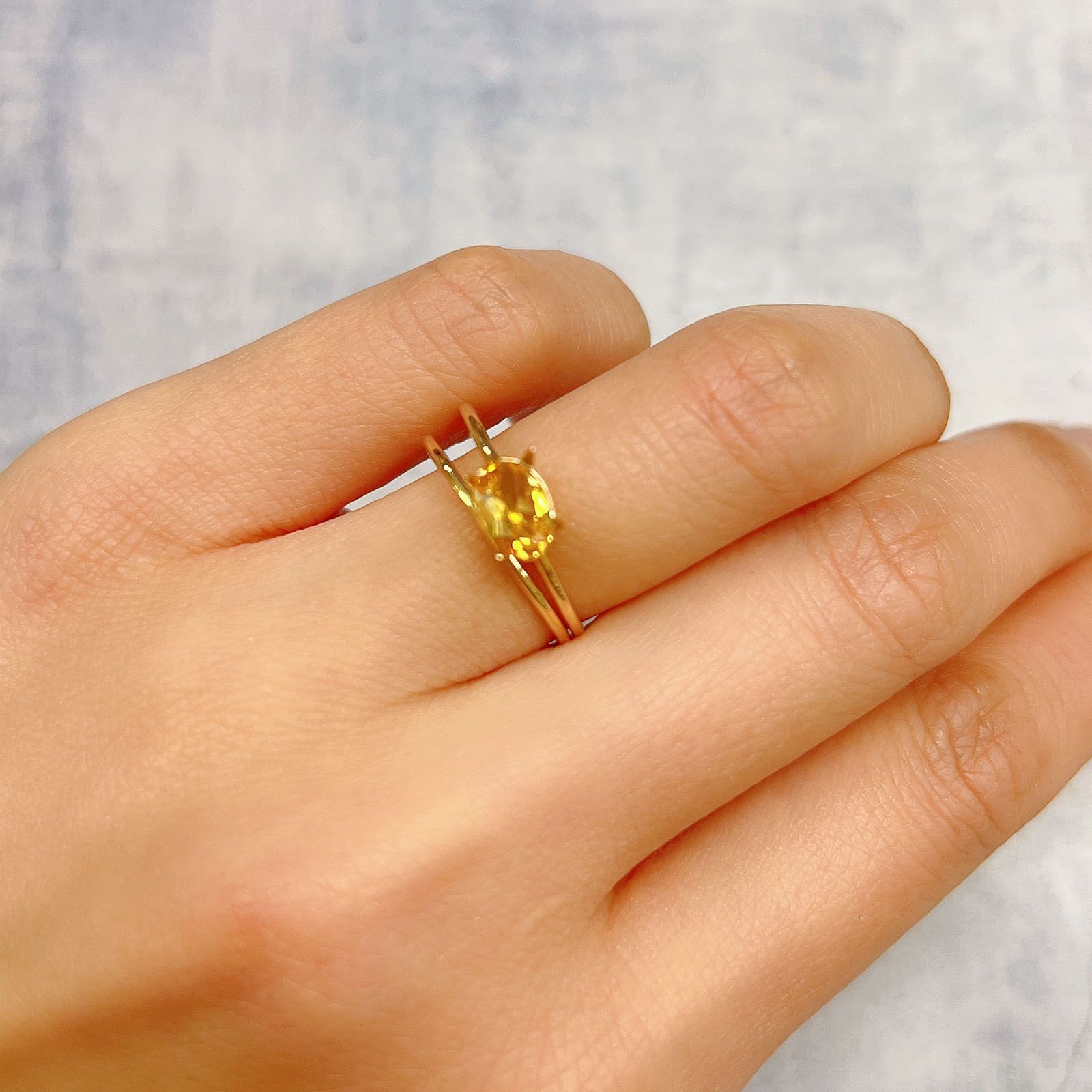 インペリアルガーネット(宝石名ヘソナイト・ガーネット)スリランカ産 0.69ct 識別済[220113903]7x5mm前後