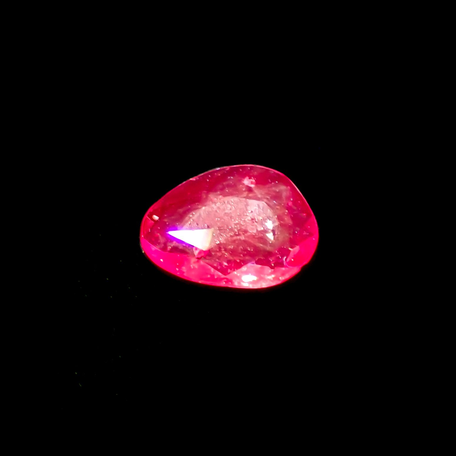 ◇ローズカット◇パープルピンクサファイア マダガスカル産 0.55ct[230722666]7.4x5.6mm前後