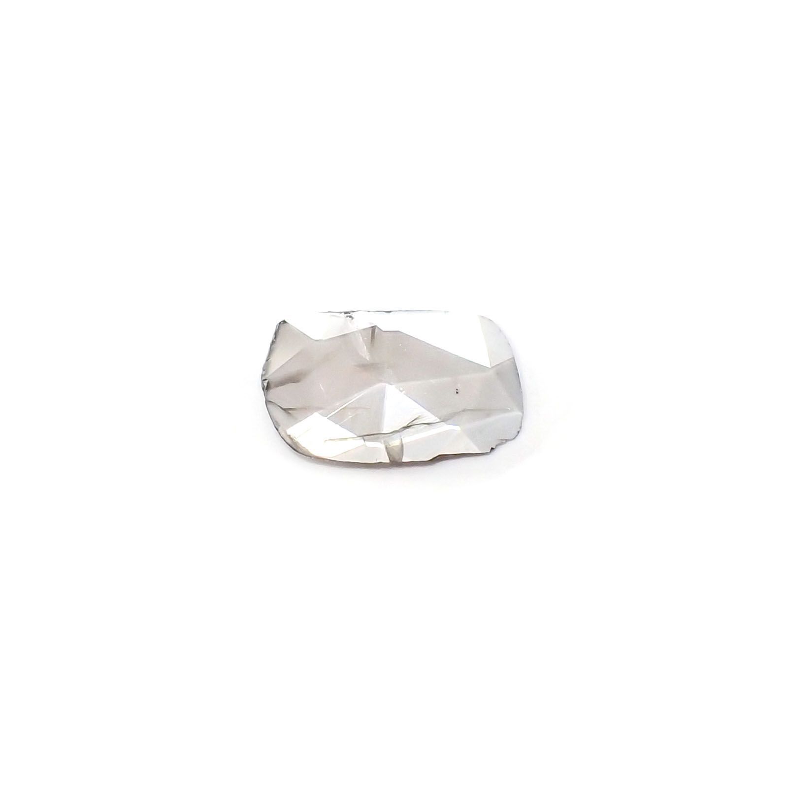スライスダイヤモンド 南アフリカ産 原石・結晶  0.24ct[21036565]8×5mm前後