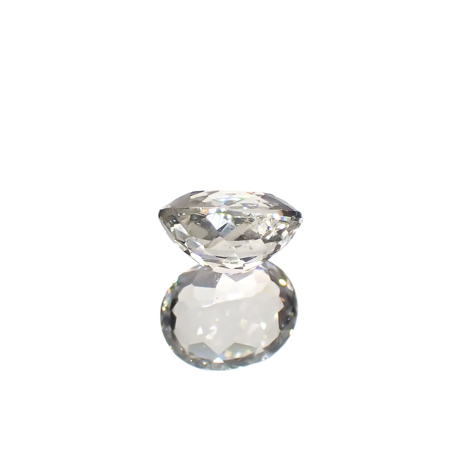 シルバーアパタイト フルオレッセンス アフリカ産 1.04ct[240928964]6.8x5.7mm前後