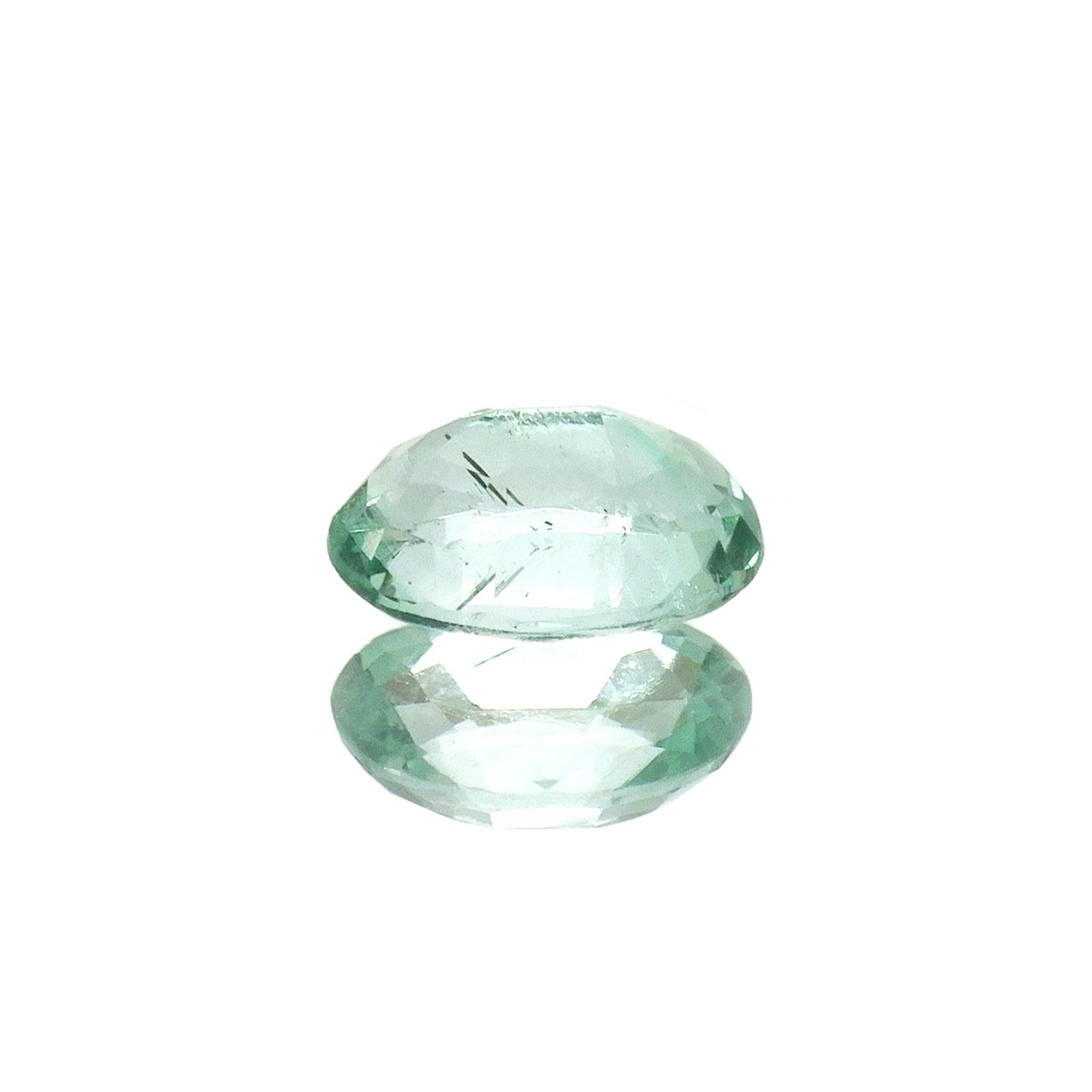 パステルカラーエメラルド コロンビア/ブラジル産 0.33ct [250817235]5.7x3.9mm前後