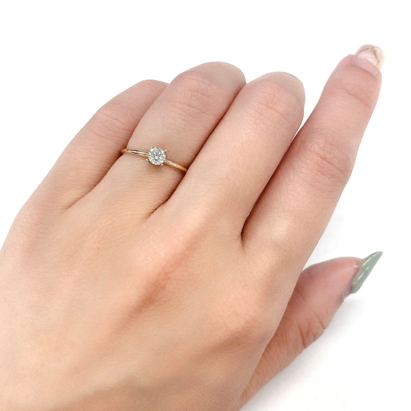 ダイヤモンド SI-1 / F / GOOD  ソーティング付き ルース 0.233ct[210410719]3.8×3.8mm前後