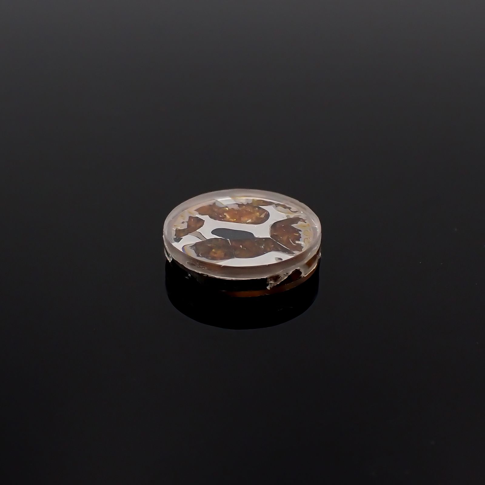 パラサイト隕石Sericho トリプレット 発見地：ケニア 4.88ct[231023674]11.9x12mm前後
