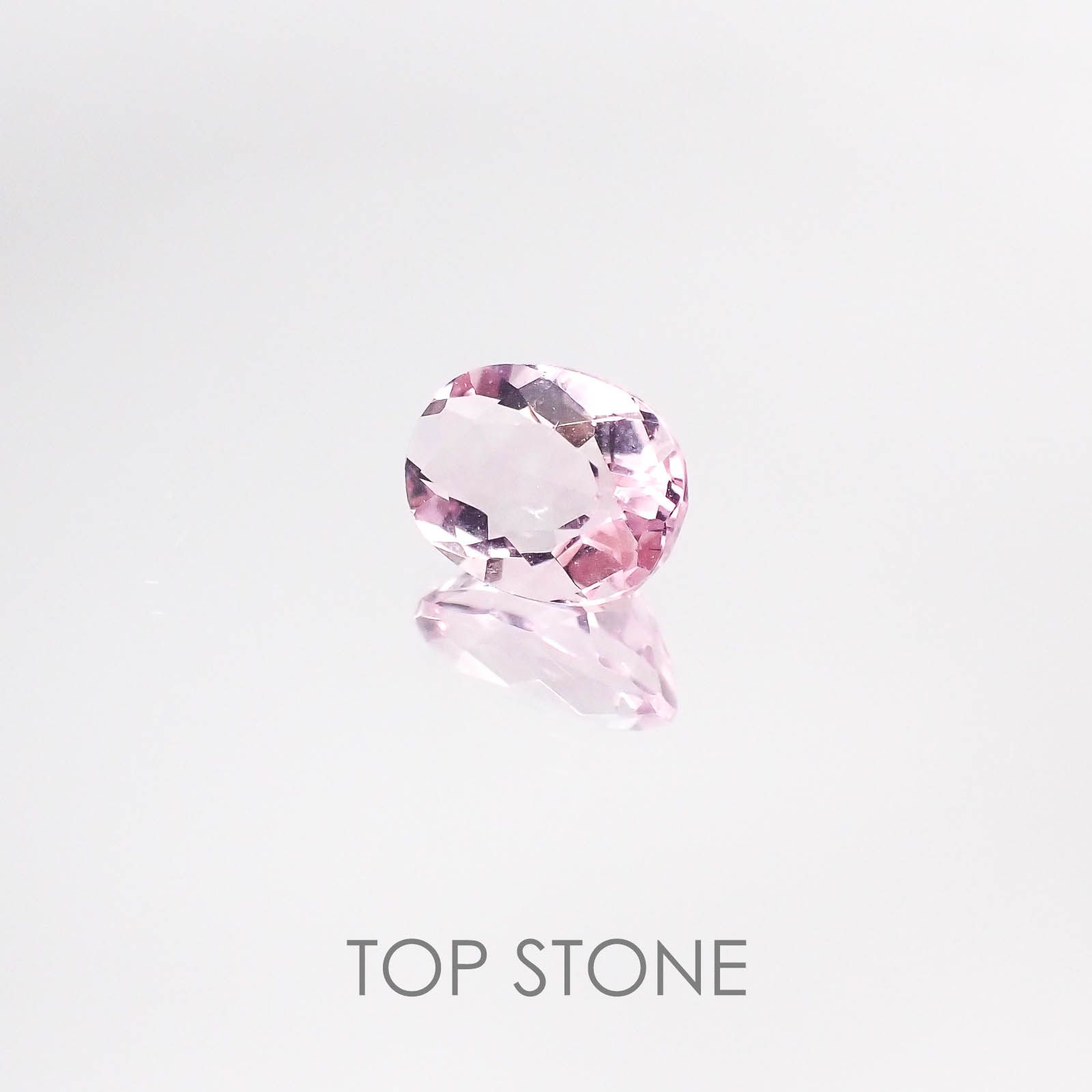 ピンクフローライト ブラジル産 ルース 1.58ct[20084747]8×6.3mm前後