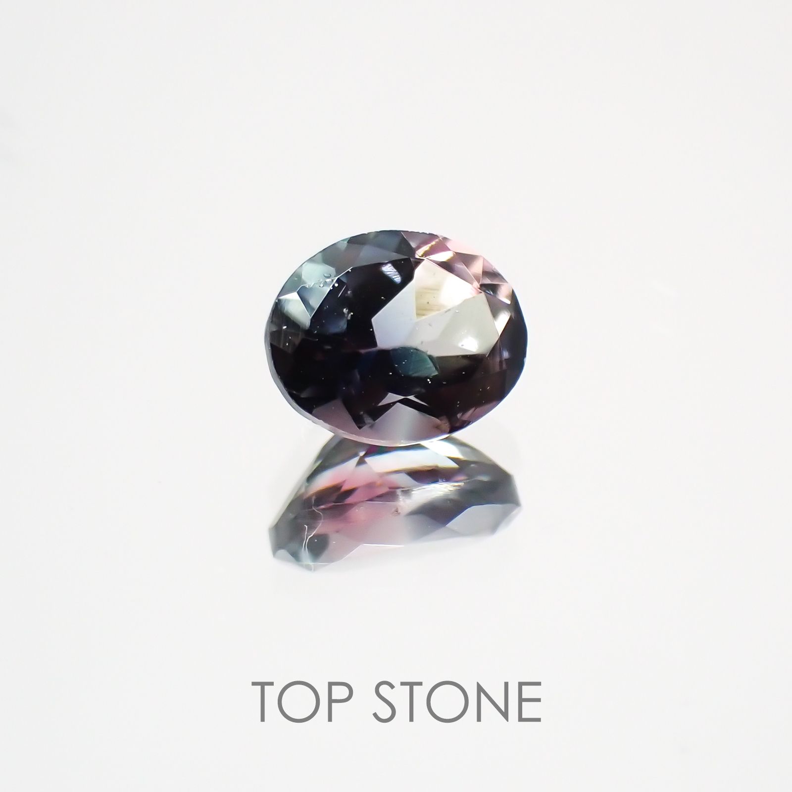 バイカラートルマリン ブラジル・アフリカ産 ルース 0.38ct[210410457]5×4mm前後