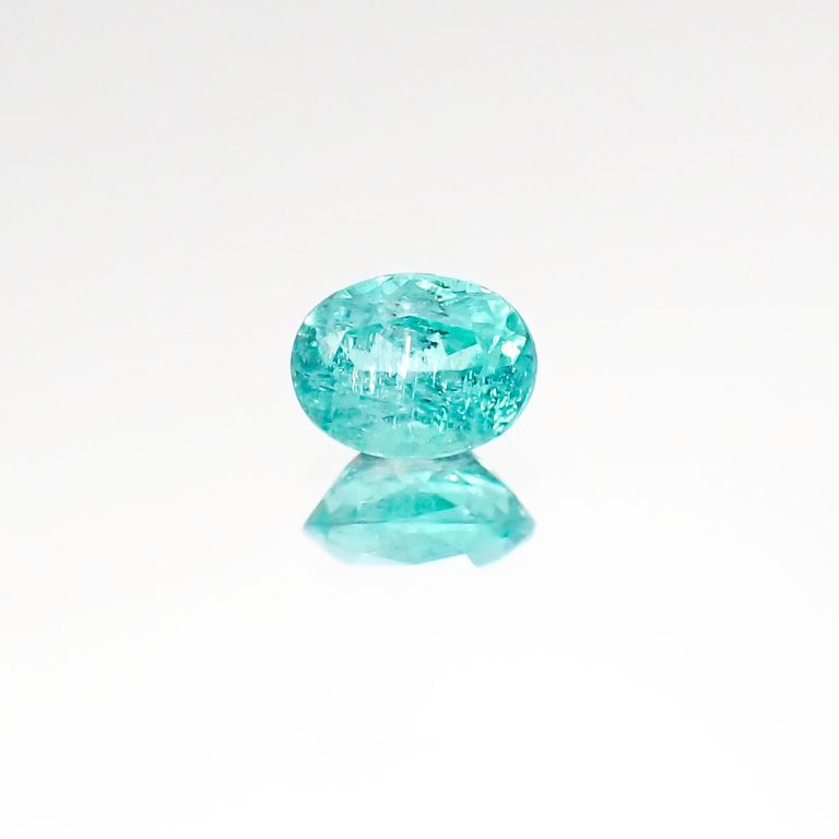 パライバトルマリン ブラジル産 ルース 0.19ct[20106438]4×3.1mm前後