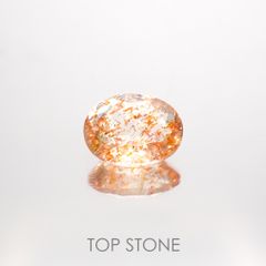 イリュージョンサンストーン インド産 2.35ct[220114211]10x8mm前後