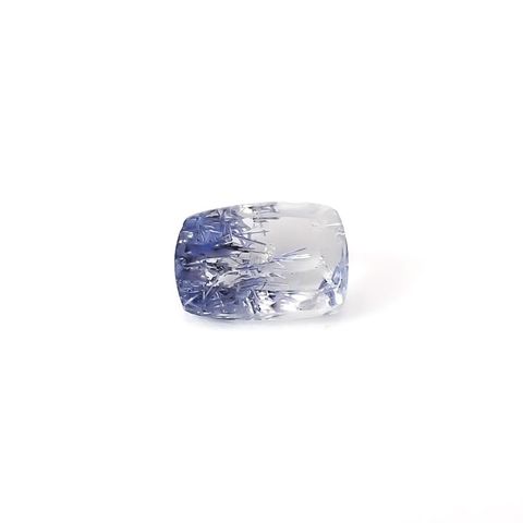 デュモルチェライトインクォーツ ブラジル産 0.86ct / 6.9x5mm前後 [260331852]
