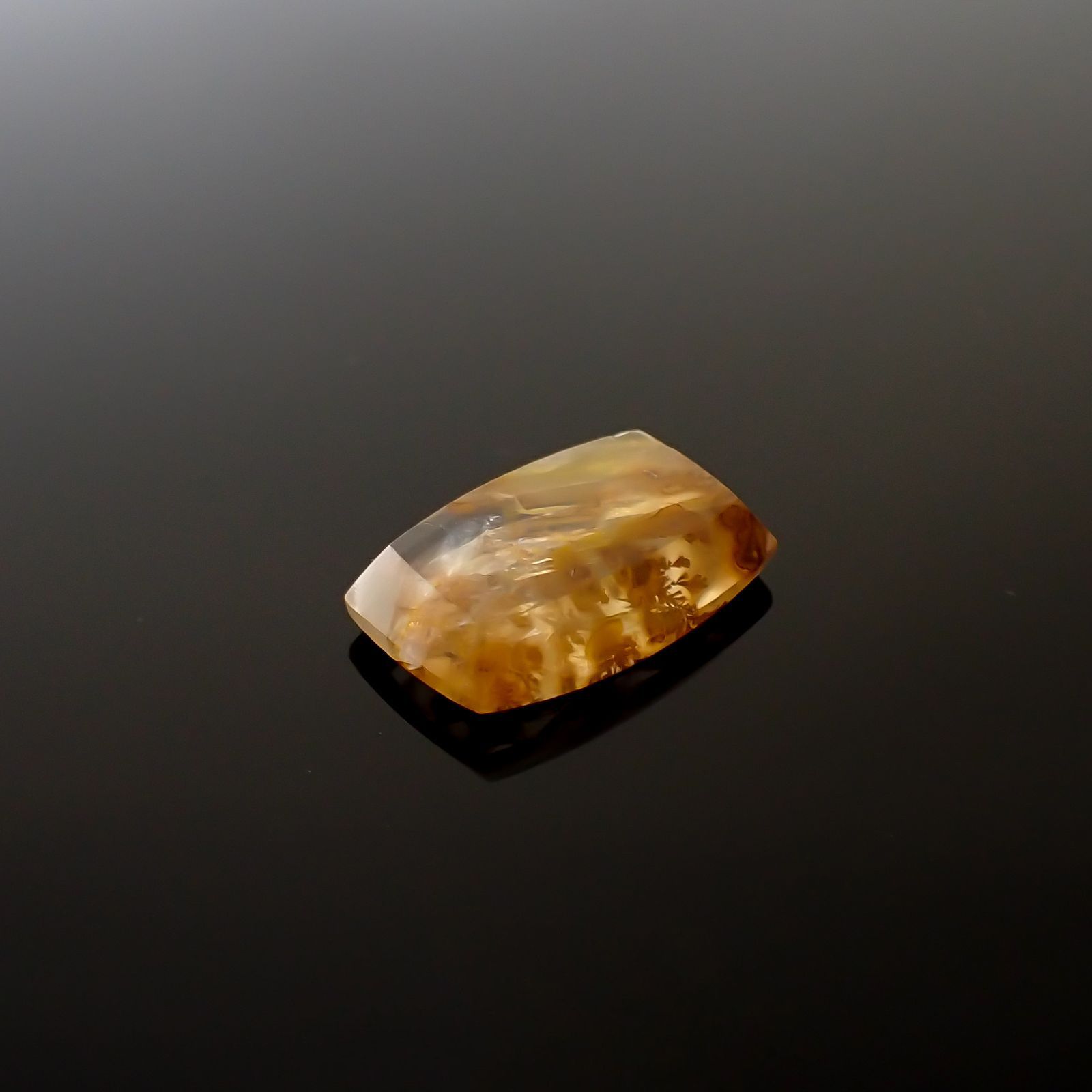 レッドデンドリチッククォーツ ブラジル産 6.63ct[220115115]16.2x10.6mm前後