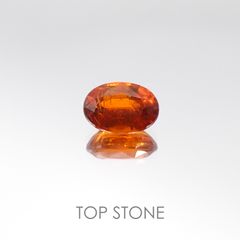 オレンジカイヤナイト タンザニア産 ルース 1.03ct[20105997]7.1×5mm前後