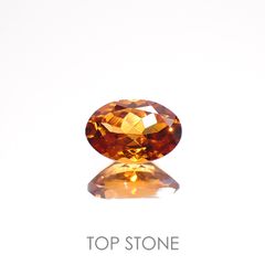 スペサルティンガーネット(宝石名ガーネット)タンザニア産 0.63ct 識別済[220817546]6x4mm前後