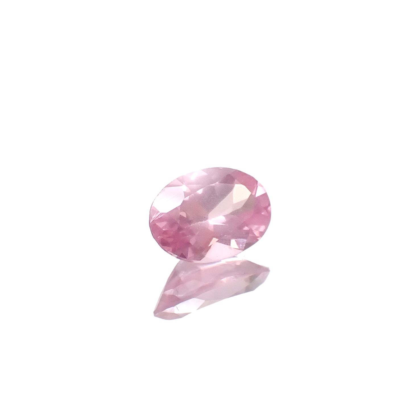 シルキーピンクスピネル タンザニア産 0.49ct [250530338]6x4.2mm前後