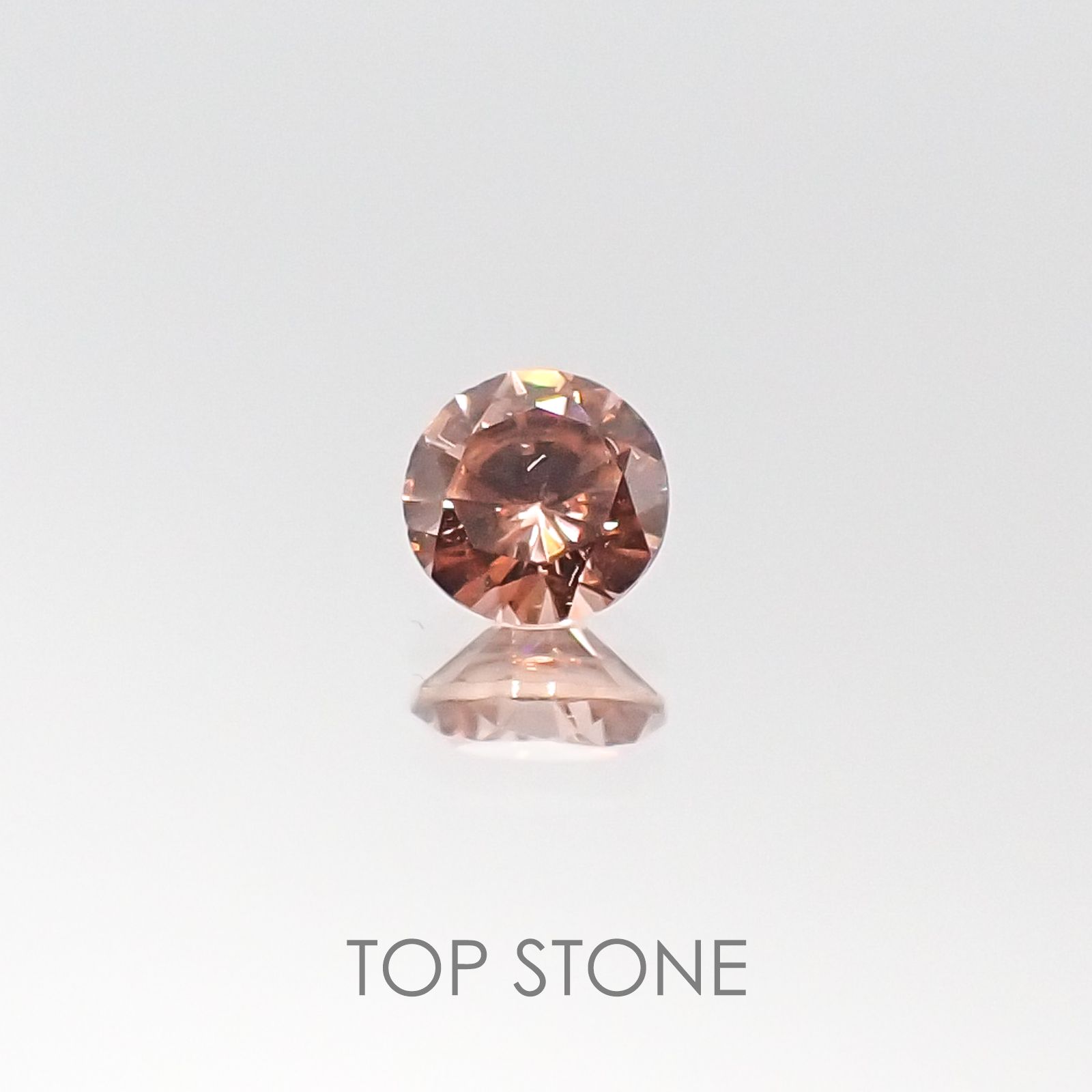マラヤガーネット タンザニア産 ルース 0.38ct[20095329]4×4mm前後