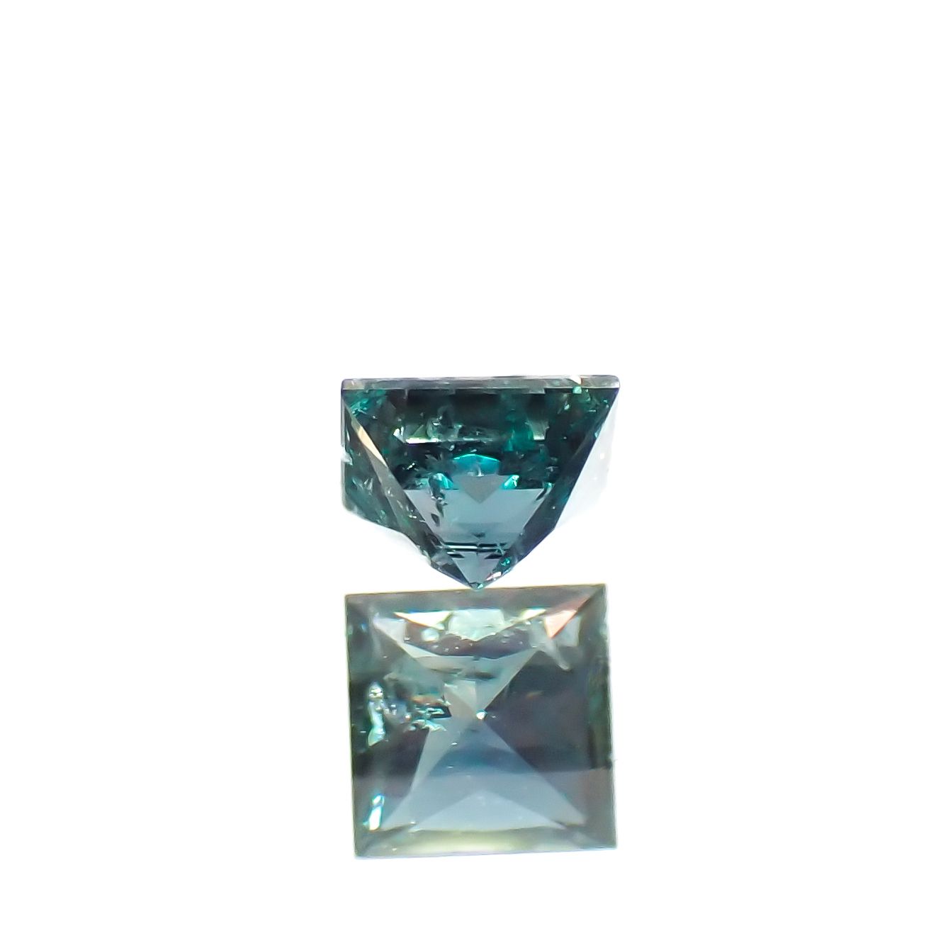 ◇プリンセスカット◇アレキサンドライト ブラジル産 0.11ct[230522055]2.6x2.6mm前後
