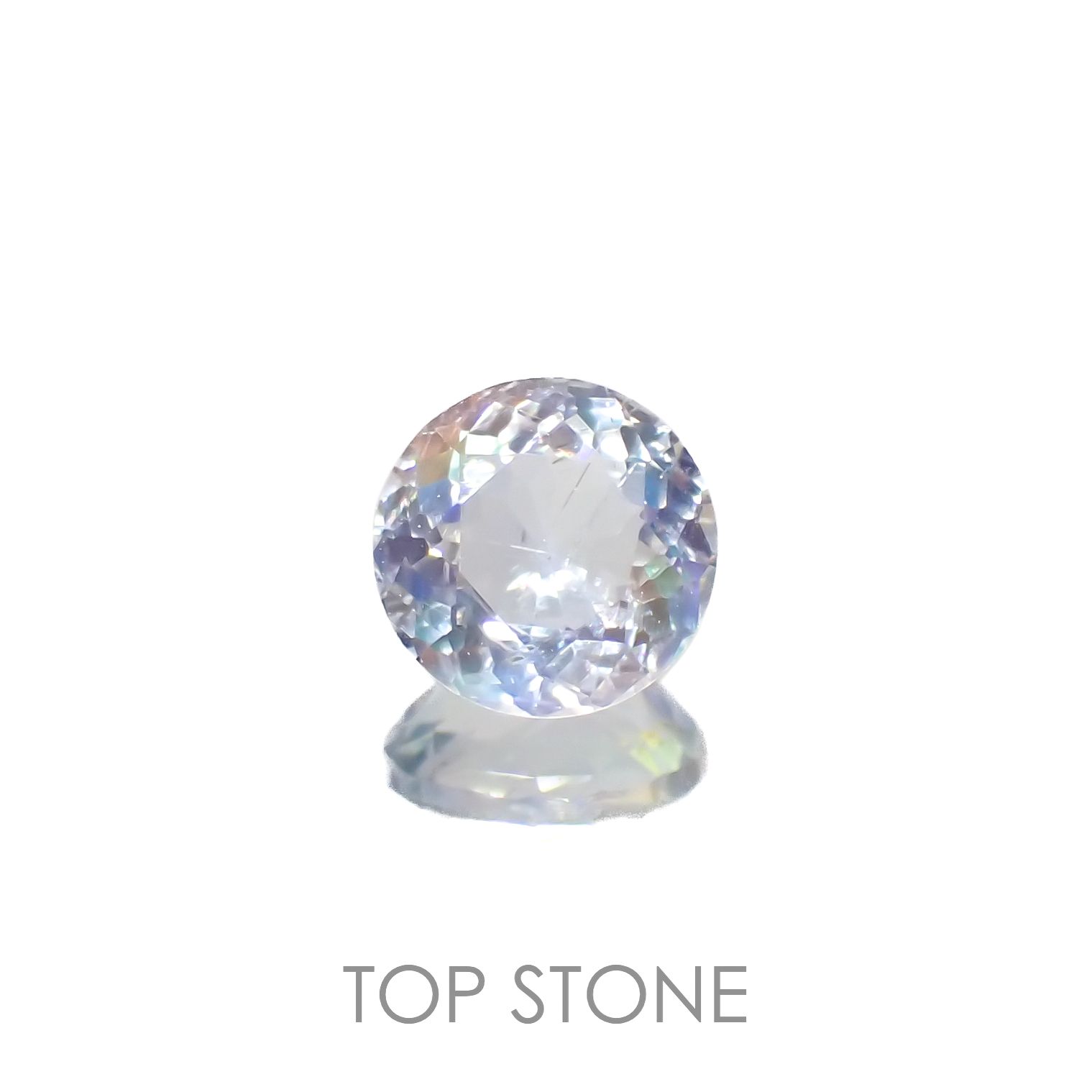 レインボームーンストーン(宝石名ラブラドライト)マダガスカル産 0.47ct 識別済[221219517]5.1x5.1mm前後