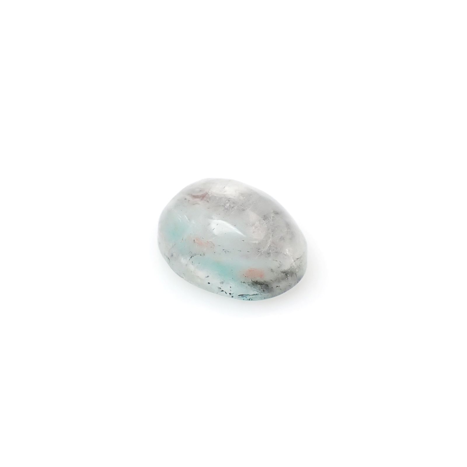 アホイトインクォーツ 南アフリカ・メッシーナ鉱山産 4.27ct [241029313]12.2x9.8mm前後