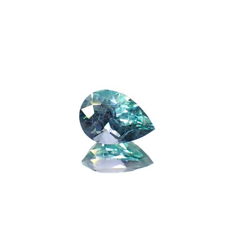 ブルーコーネルピン(宝石名ブルー・コーネルピン)タンザニア産 0.578ct ソ付(彩珠)[241129473]6.4x4.5mm前後