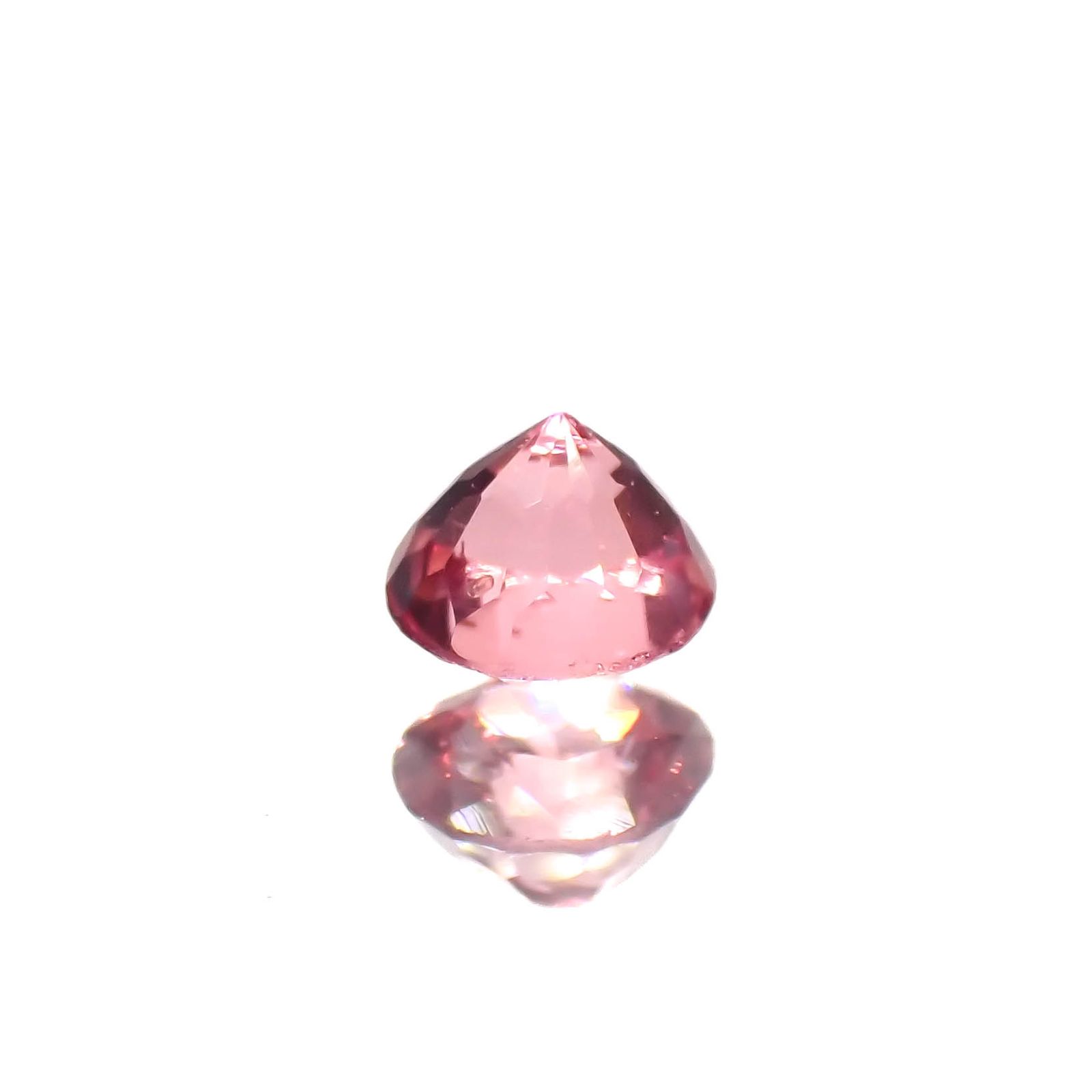 ピンクスピネル パパラチャカラー タンザニア産 0.19ct[230522129]3.3x3.2mm前後
