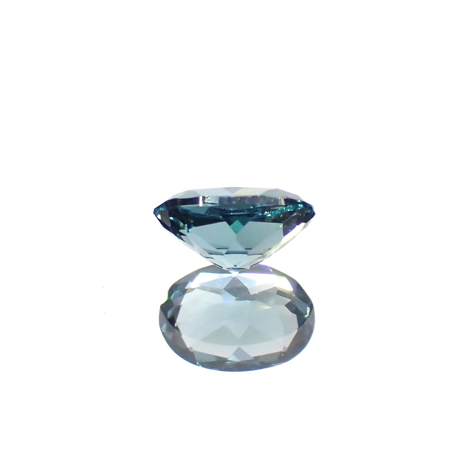 ブルートルマリン(宝石名トルマリン)アフガニスタン産 0.26ct 識別済[230321085]4.9x3.4mm前後