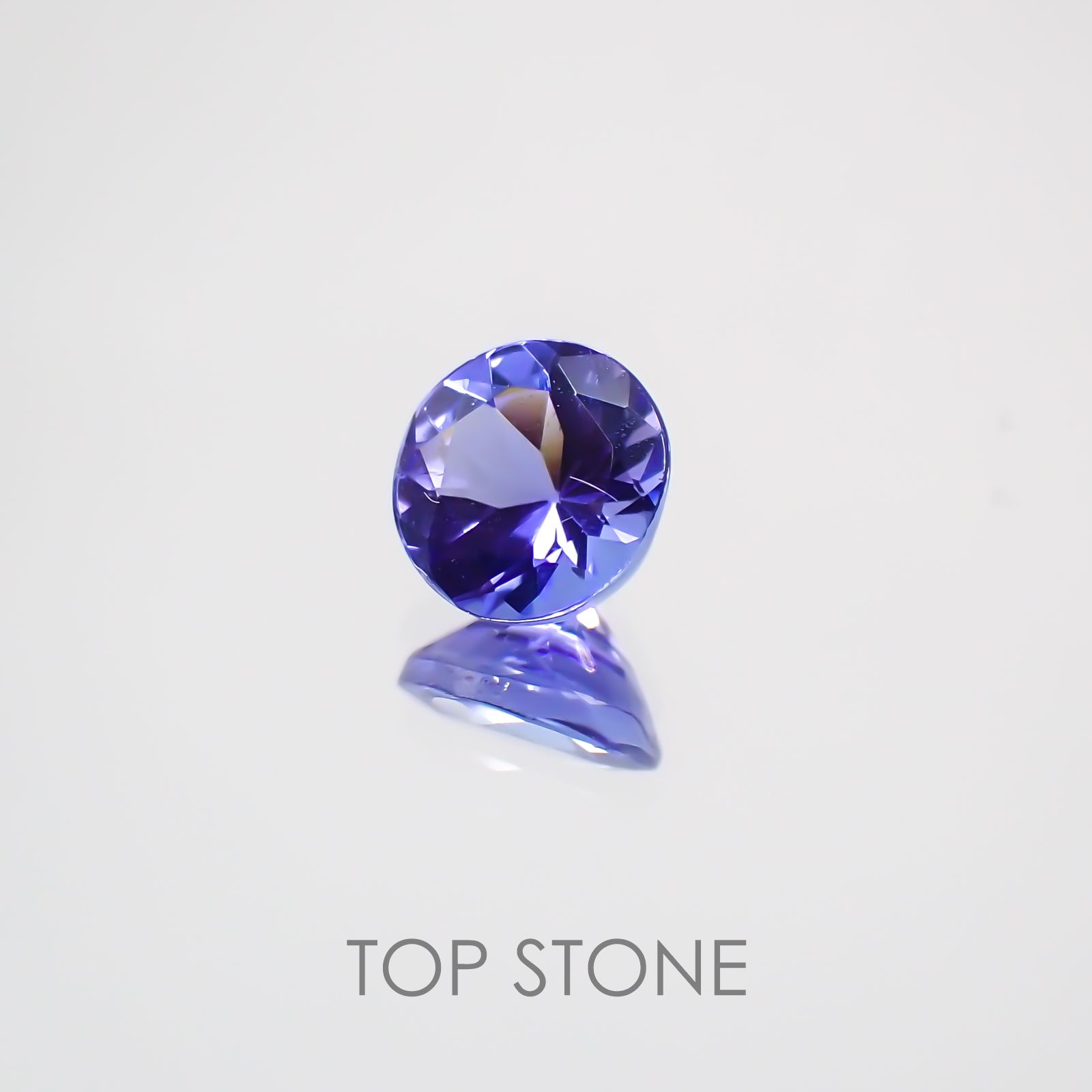 タンザナイト(宝石名タンザナイト) タンザニア産 0.48ct 識別済[210610071]5×4.8mm前後