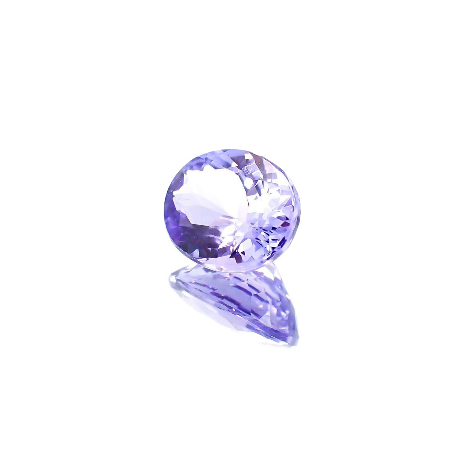 タンザナイト(宝石名タンザナイト)タンザニア産 識別済 1.75ct / 8.5x6.7mm前後 [230723010]
