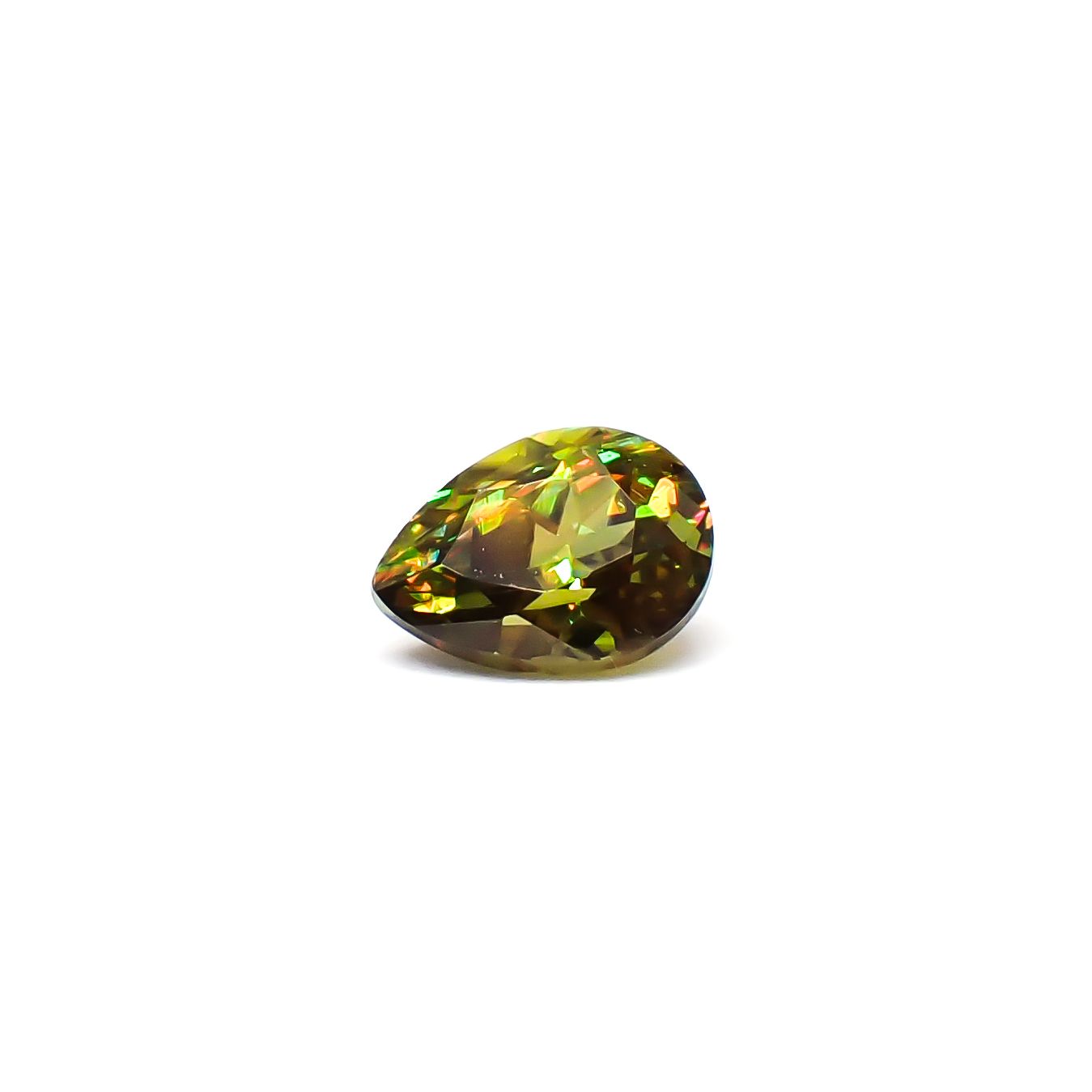 カラーチェンジスフェーン パキスタン産 0.51ct / 5.8x4.2mm前後 [260632441]