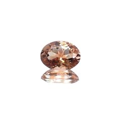 オレンジトルマリン(宝石名トルマリン)コンゴ民主共和国産 識別済 1.28ct / 8x6.2mm前後 [260120853]