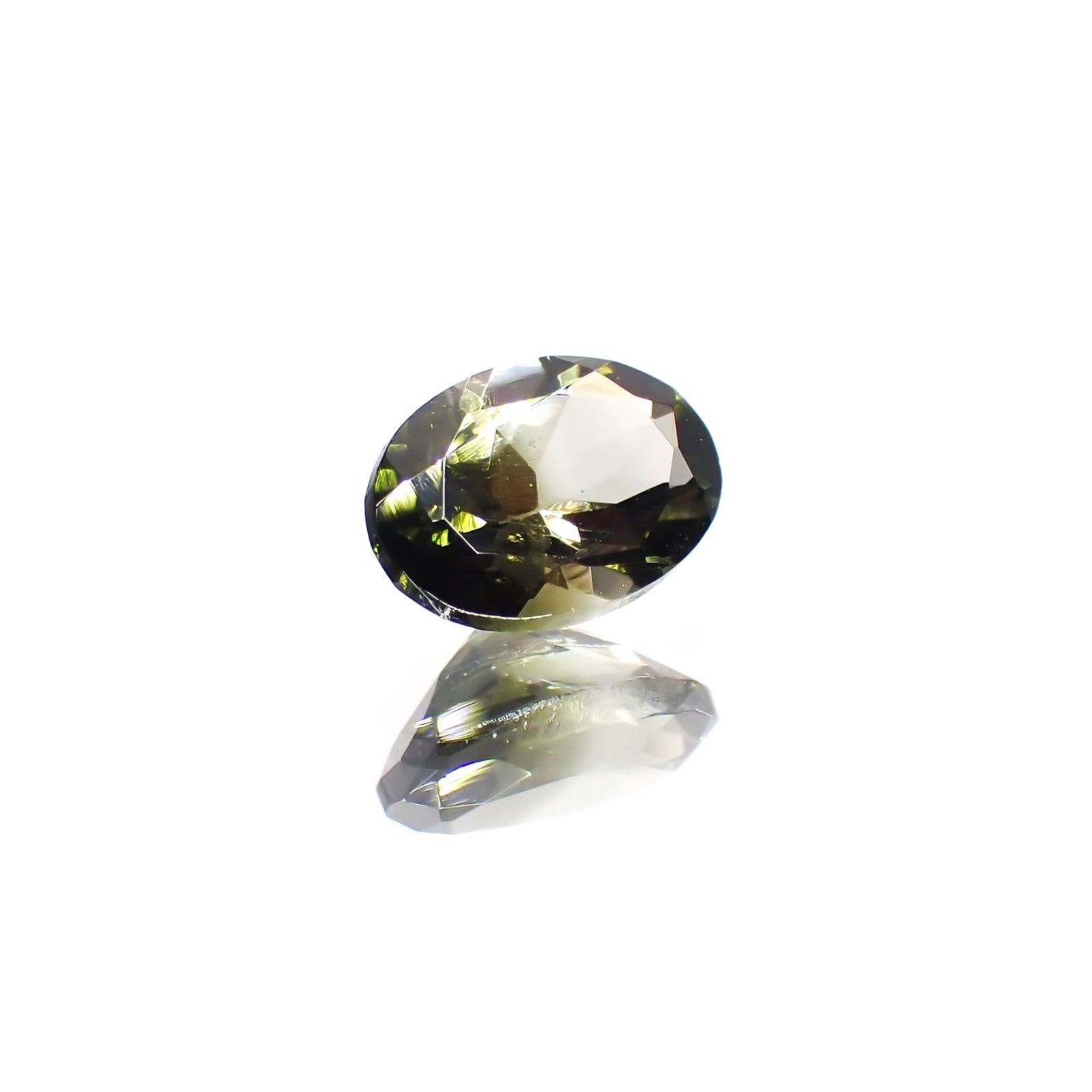 バイカラートルマリン(宝石名バイカラー・トルマリン) ブラジル/アフリカ産 0.91ct 識別済[211013565]7.1×5.1mm前後