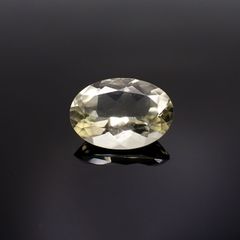 リビアングラス(宝石名インパクトガラス(衝撃溶融ガラス))発見地：エジプト・リビア砂漠 4.01ct 識別済[211213801]14.1x10mm前後