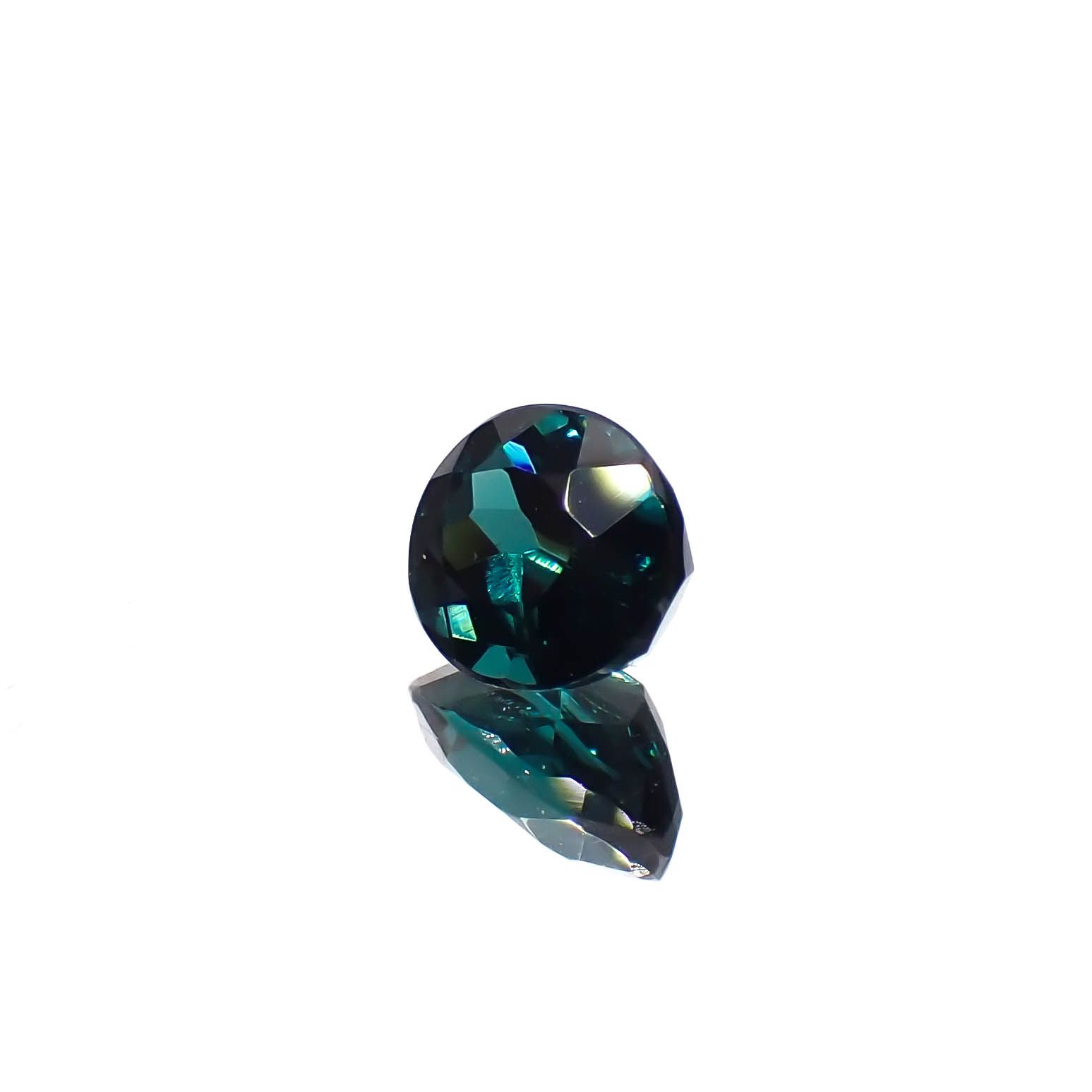 ブルーグリーントルマリン ブラジル産 0.90ct[240527538]6.5x5.6mm前後