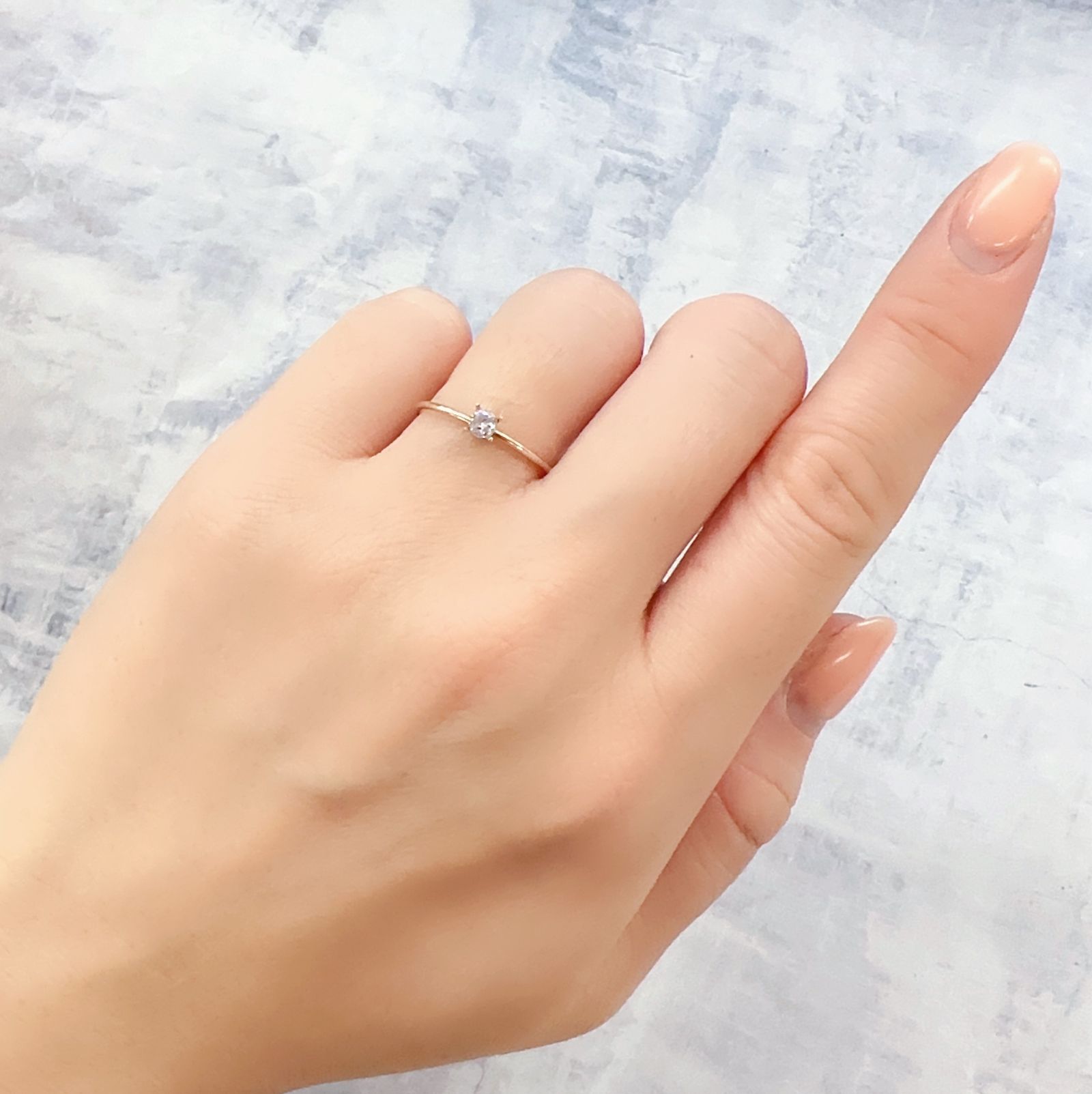 ピンクダイヤモンド(宝石名ダイアモンド I-1/LIGHT PURPLISH PINK) 0.121ct ソ付(CGL)[230120131]3.07x3.14mm前後